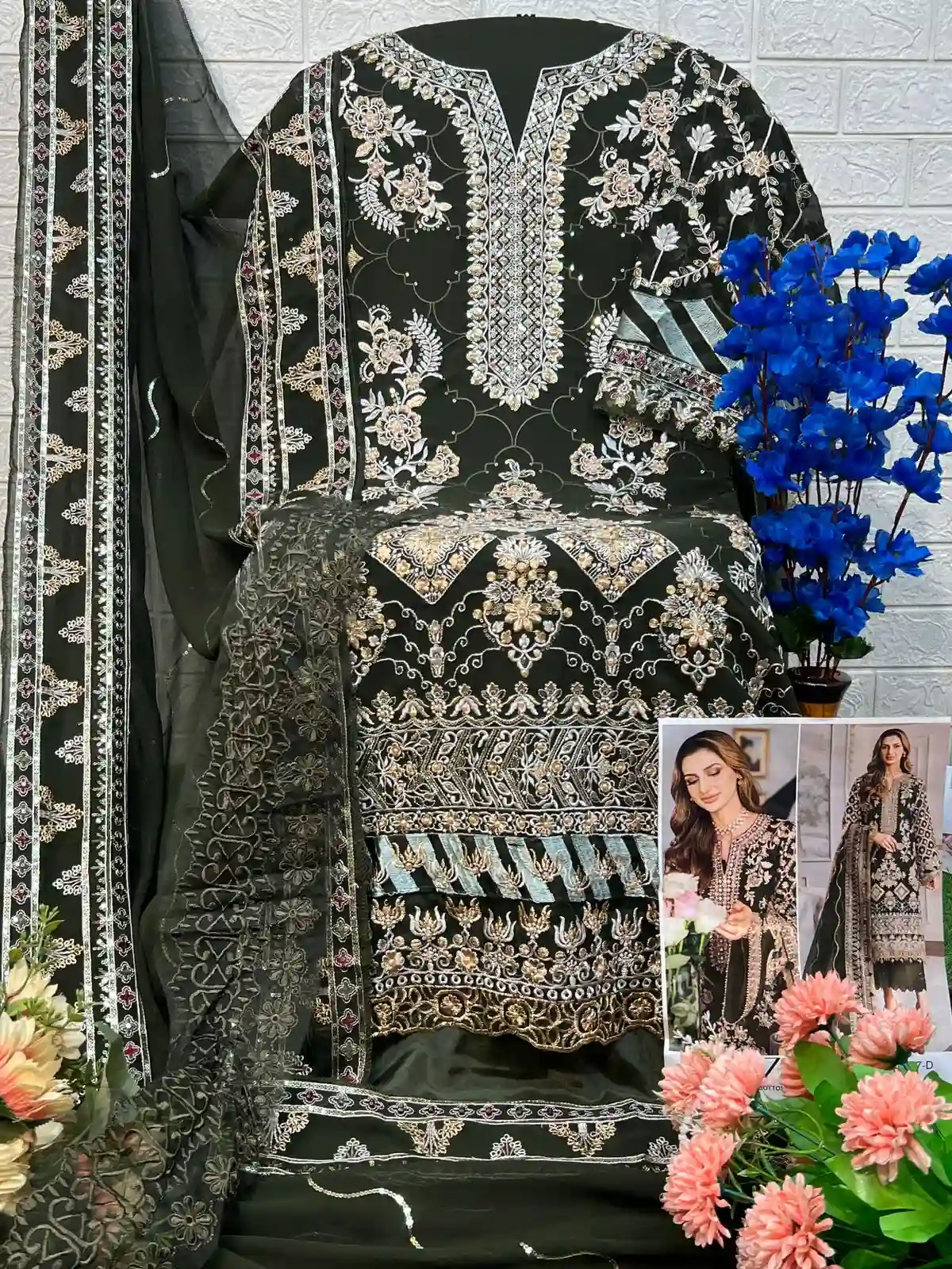 Zaha Zoya Vol 2 Georgette Wholesale Pakistani Salwar Suit Catalog — Wholesale Salwar Suits, MPA wholesale from Surat — view 6